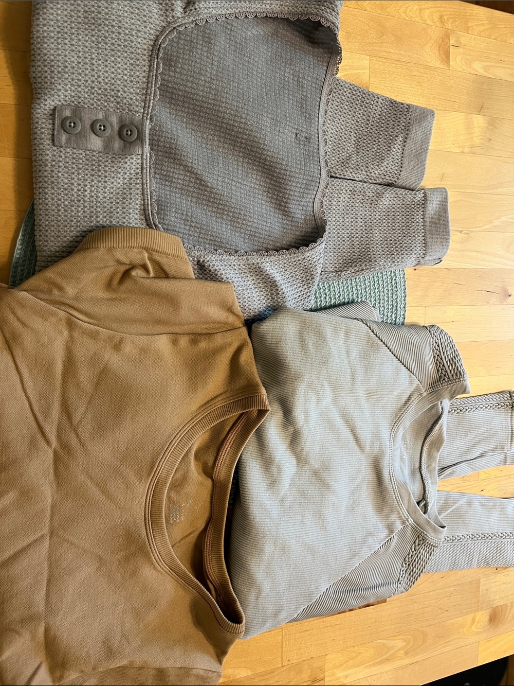 3 piece Cropped Workout Tops
